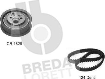 Breda Lorett KCD0274 - Комплект ангренажен ремък vvparts.bg