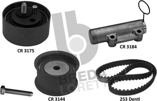 Breda Lorett KCD0747 - Комплект ангренажен ремък vvparts.bg