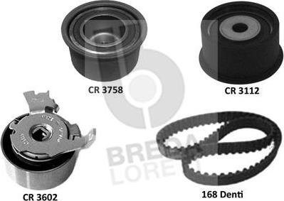 Breda Lorett KCD0754 - Комплект ангренажен ремък vvparts.bg