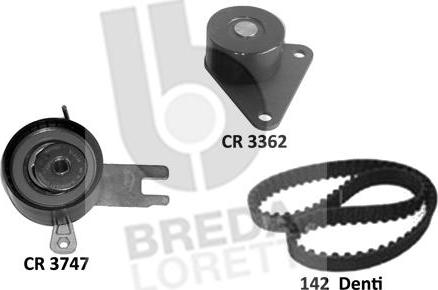 Breda Lorett KCD0765 - Комплект ангренажен ремък vvparts.bg