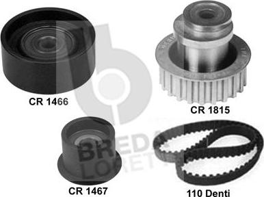 Breda Lorett KCD0717 - Комплект ангренажен ремък vvparts.bg