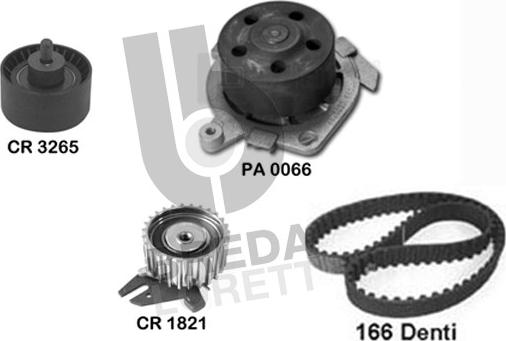 Breda Lorett KPA0591A - Водна помпа+ к-кт ангренажен ремък vvparts.bg