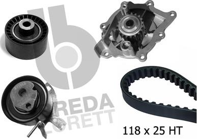 Breda Lorett KPA0331A - Водна помпа+ к-кт ангренажен ремък vvparts.bg