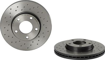 Brembo 09.9464.2X - Спирачен диск vvparts.bg