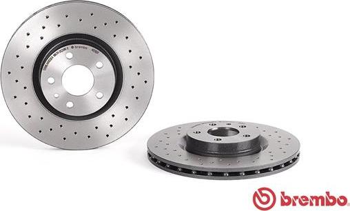 Brembo 09.4939.2X - Спирачен диск vvparts.bg