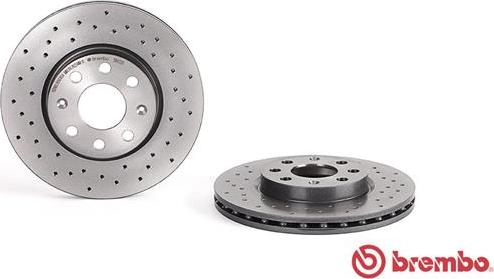 Brembo 09.5843.3X - Спирачен диск vvparts.bg