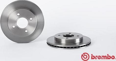 Brembo 09.5708.10 - Спирачен диск vvparts.bg