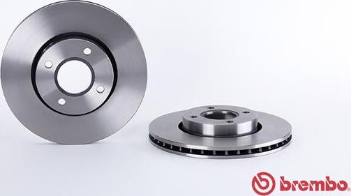 Brembo 09.6766.10 - Спирачен диск vvparts.bg