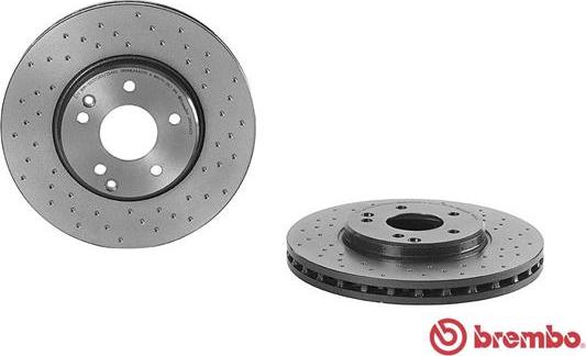 Brembo 09.8304.2X - Спирачен диск vvparts.bg