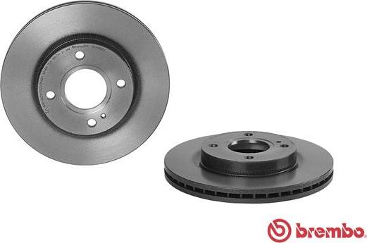 Brembo 09.A968.21 - Спирачен диск vvparts.bg