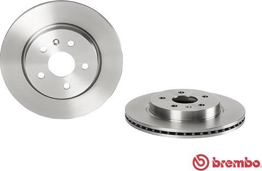 Brembo 09.A972.10 - Спирачен диск vvparts.bg