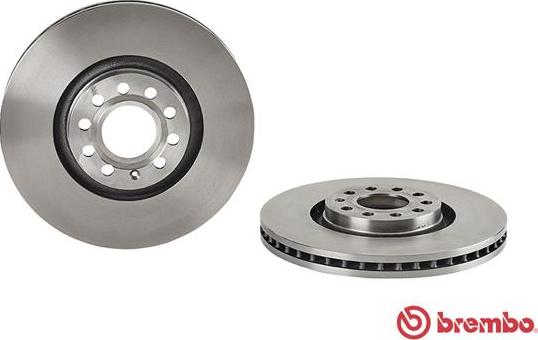 Brembo 09.A598.10 - Спирачен диск vvparts.bg