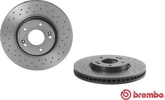 Brembo 09.A532.1X - Спирачен диск vvparts.bg