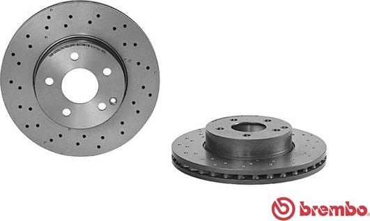 Brembo 09.A613.51 - Спирачен диск vvparts.bg