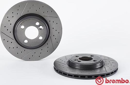 Brembo 09.A047.21 - Спирачен диск vvparts.bg