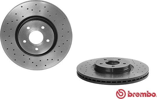 Brembo 09.A728.1X - Спирачен диск vvparts.bg