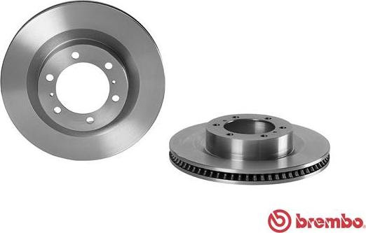 Brembo 09.B634.10 - Спирачен диск vvparts.bg