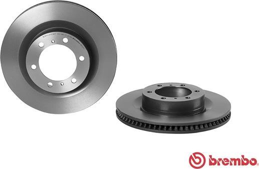 Brembo 09.B634.11 - Спирачен диск vvparts.bg