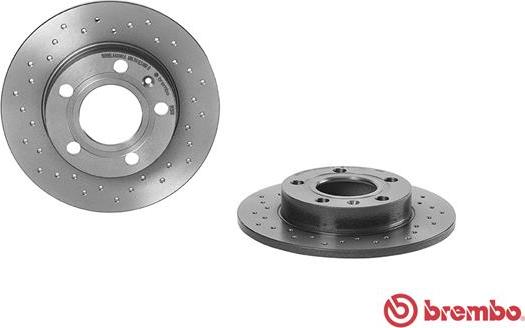 Brembo 08.9136.1X - Спирачен диск vvparts.bg