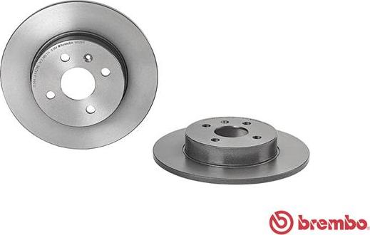 Brembo 08.9826.11 - Спирачен диск vvparts.bg