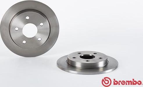 Brembo 08.4931.10 - Спирачен диск vvparts.bg