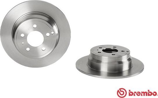 Brembo 08.5569.24 - Спирачен диск vvparts.bg