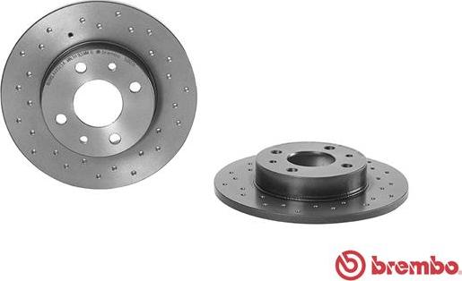 Brembo 08.5085.1X - Спирачен диск vvparts.bg