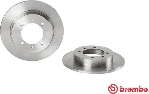 Brembo 08.7042.10 - Спирачен диск vvparts.bg