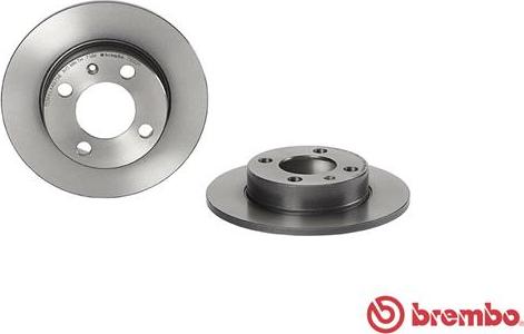 Brembo 08.7165.21 - Спирачен диск vvparts.bg