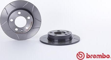 Brembo 08.7165.75 - Спирачен диск vvparts.bg