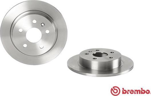 Brembo 08.A970.10 - Спирачен диск vvparts.bg