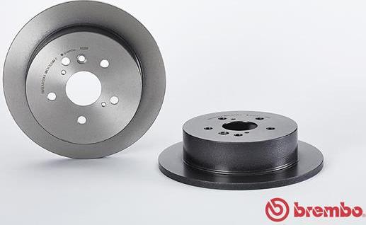 Brembo 08.A608.11 - Спирачен диск vvparts.bg