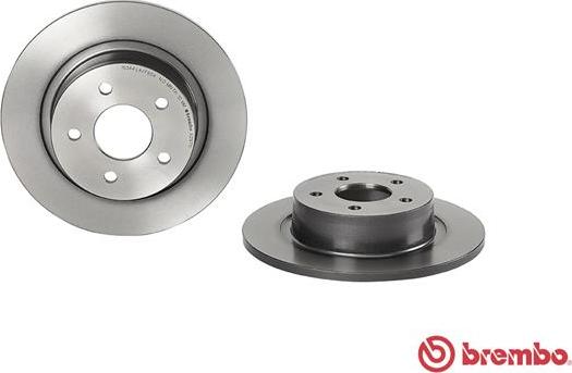 Brembo 08.A297.11 - Спирачен диск vvparts.bg