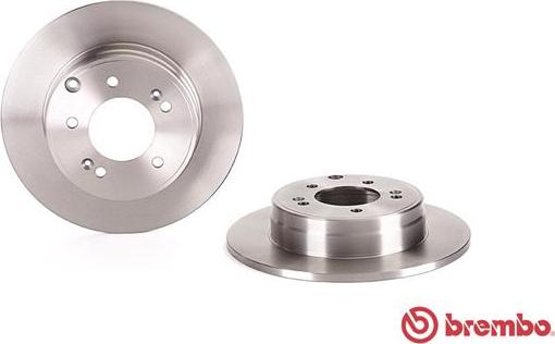 Brembo 08.A708.10 - Спирачен диск vvparts.bg