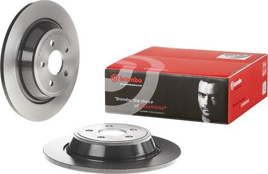 Brembo 08.N258.41 - Спирачен диск vvparts.bg