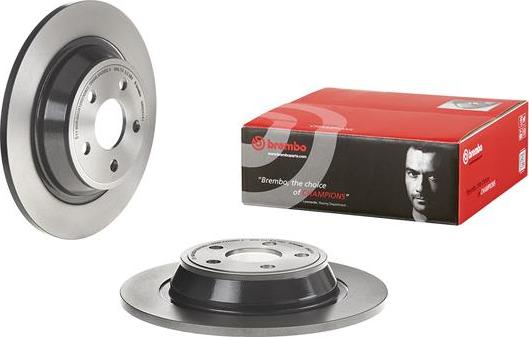 Brembo 08.N257.41 - Спирачен диск vvparts.bg