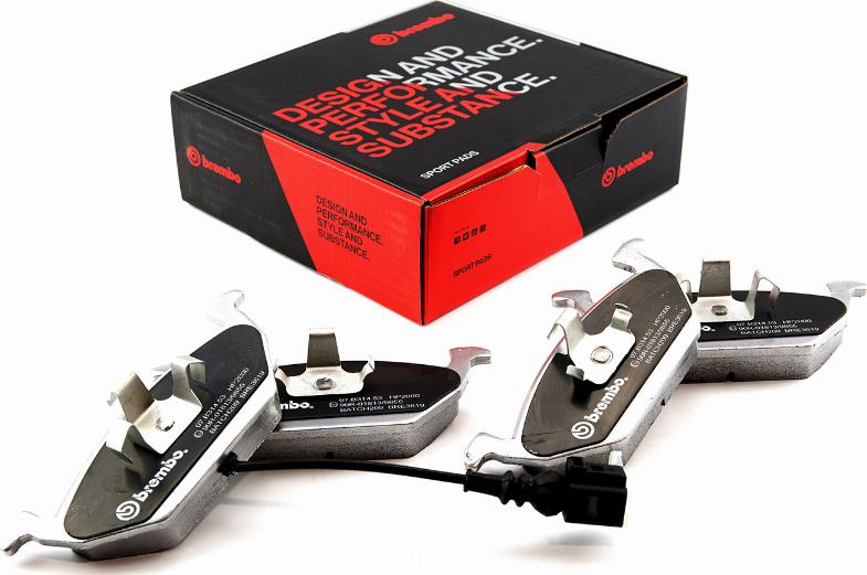 Brembo 07.B314.53 - Комплект накладки за високо натоварване vvparts.bg