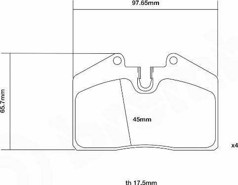 Brembo 07.B314.13 - Комплект накладки за високо натоварване vvparts.bg