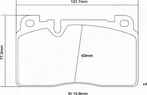 Brembo 07.B314.89 - Комплект накладки за високо натоварване vvparts.bg