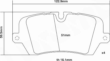 Brembo 07.B315.52 - Комплект накладки за високо натоварване vvparts.bg