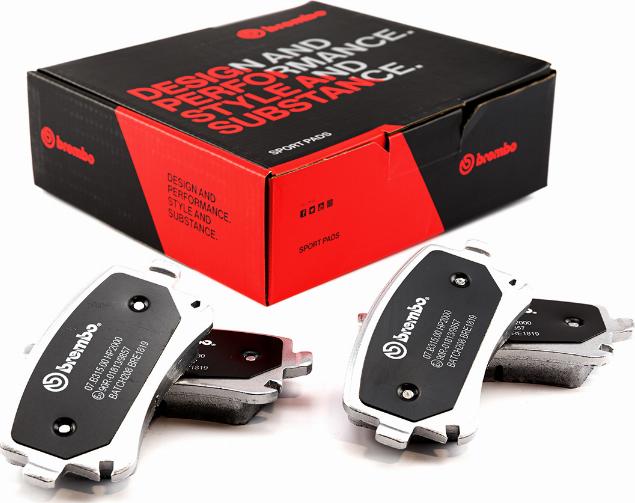 Brembo 07.B315.00 - Комплект накладки за високо натоварване vvparts.bg