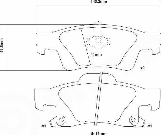 Brembo 07.B315.83 - Комплект накладки за високо натоварване vvparts.bg