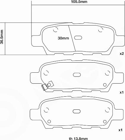 Brembo 07.B315.87 - Комплект накладки за високо натоварване vvparts.bg