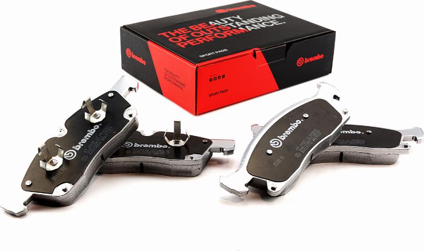 Brembo 07.D435.12 - Комплект накладки за високо натоварване vvparts.bg