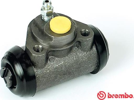 Brembo A 12 319 - Спирачно цилиндърче на колелото vvparts.bg