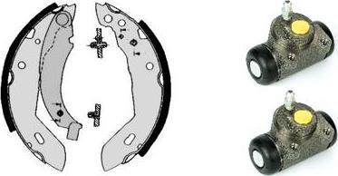 Brembo H 61 037 - Комплект спирачна челюст vvparts.bg