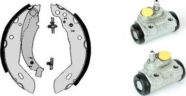 Brembo H 68 049 - Комплект спирачна челюст vvparts.bg