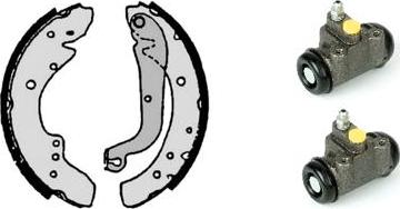 Brembo H 68 058 - Комплект спирачна челюст vvparts.bg