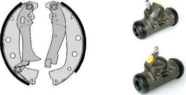 Brembo H 68 004 - Комплект спирачна челюст vvparts.bg