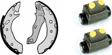 Brembo H 24 056 - Комплект спирачна челюст vvparts.bg